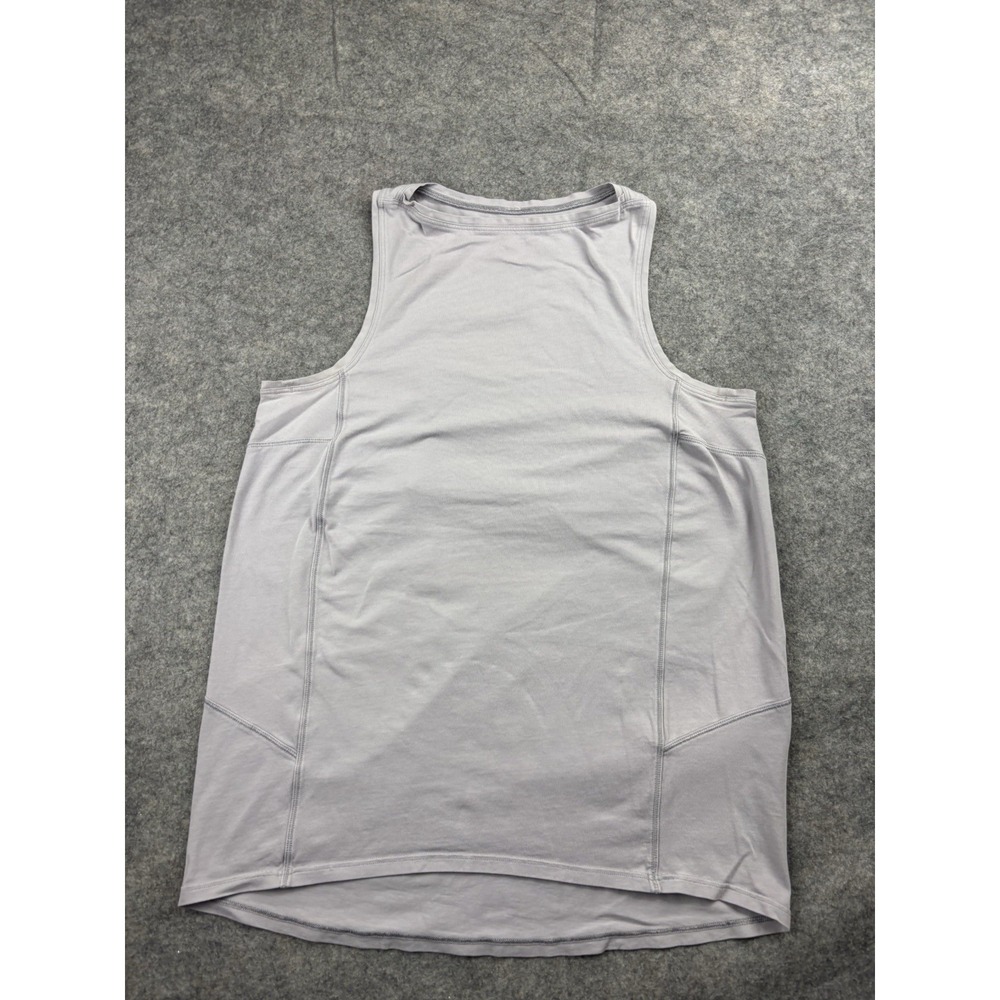 Lululemon High Neck Racerback Tank Lavender‎ Grey Athletic Yoga Shirt Womens 4?